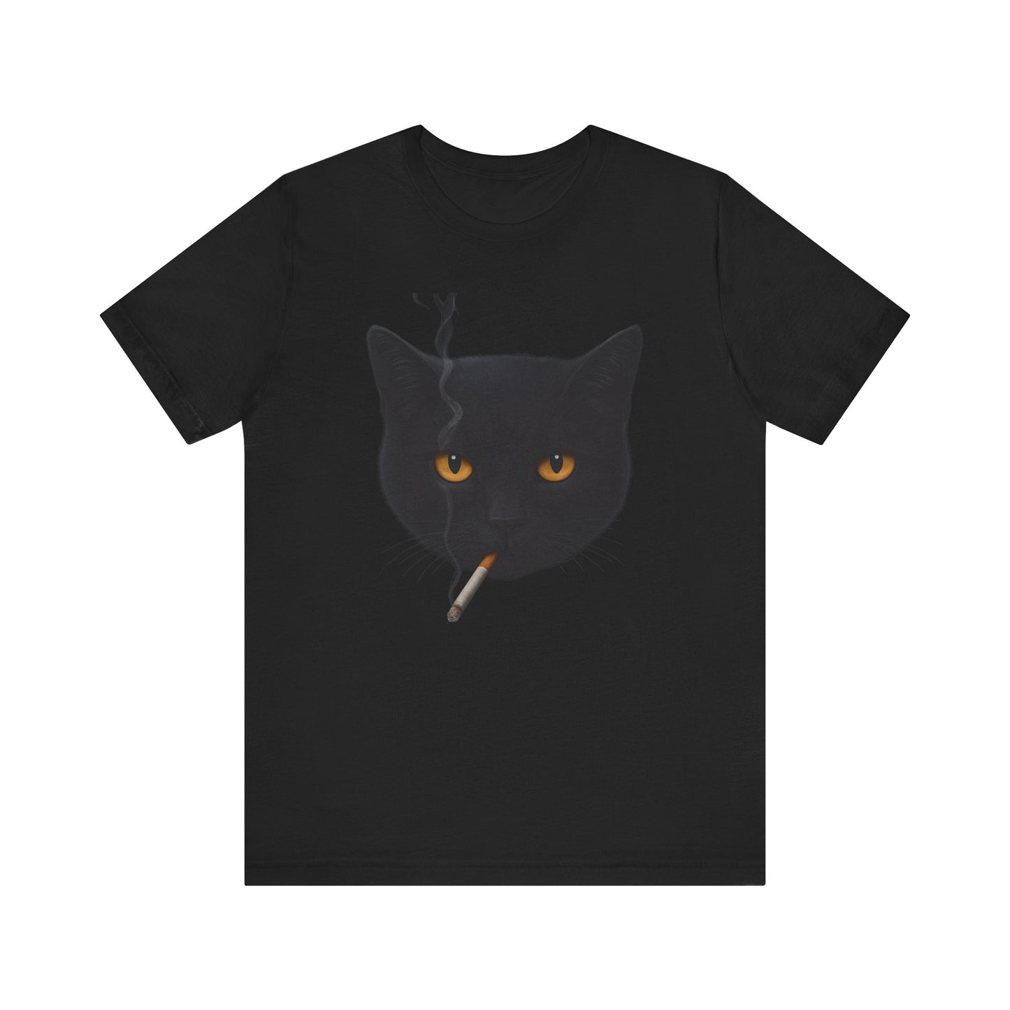Vintage Black Cat with Smoky Vibe T-Shirt