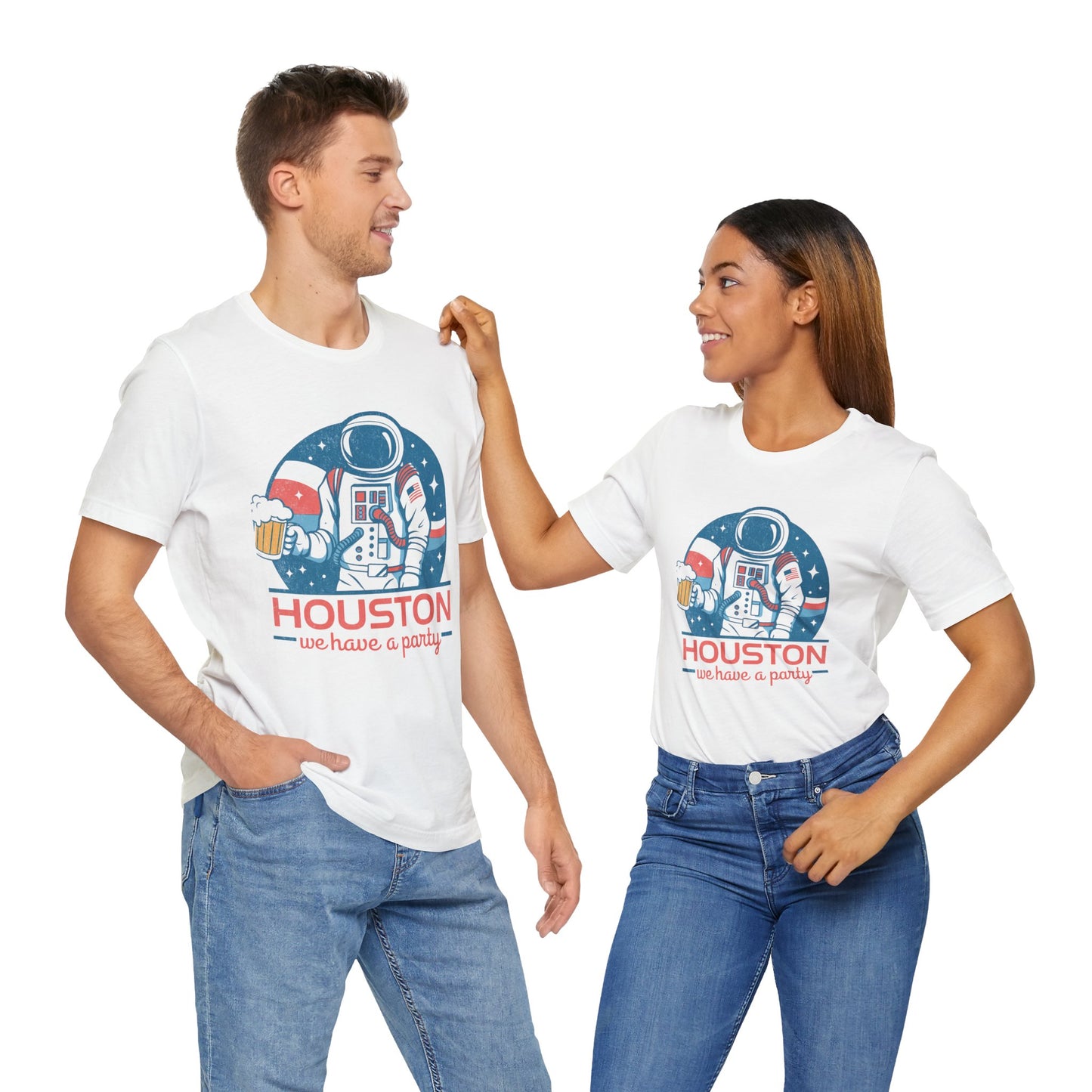Houston We Have a Party 4th Of July T-Shirt