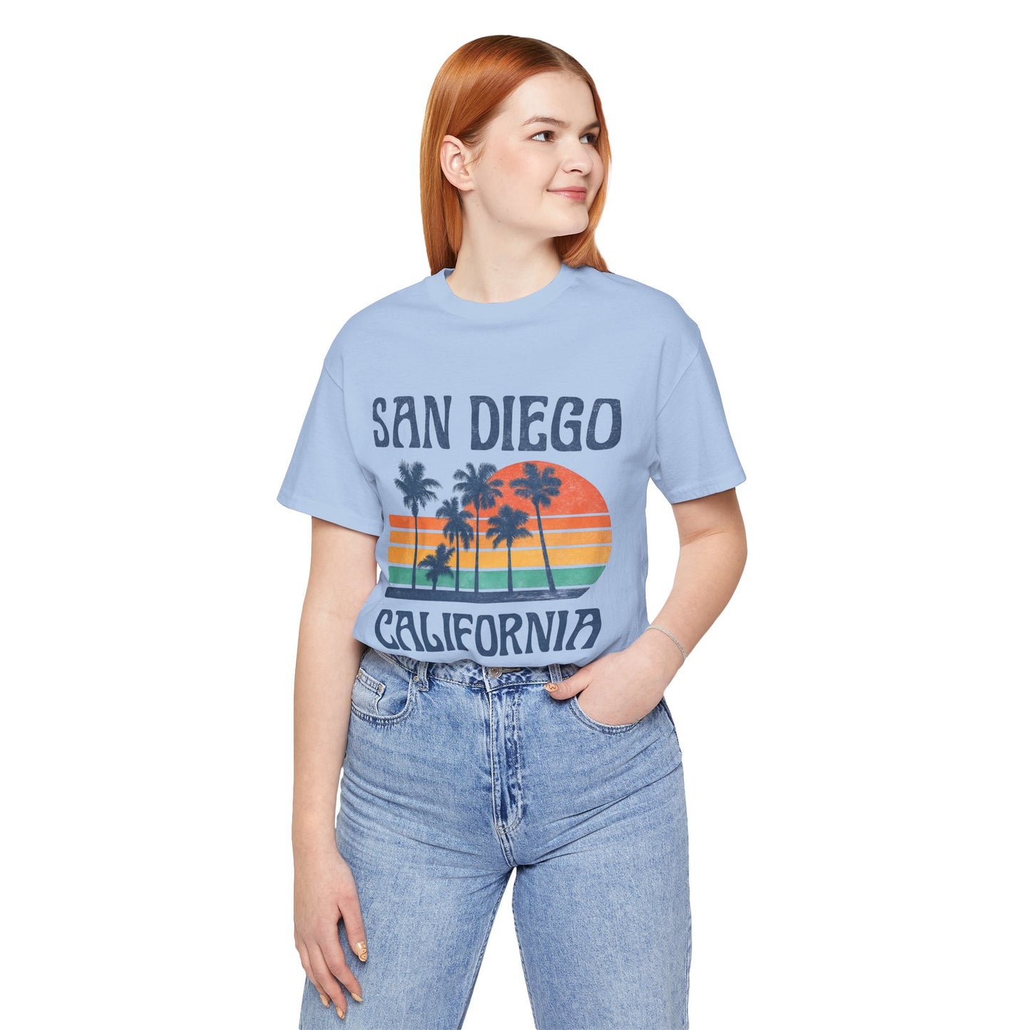 San Diego California Retro Summer T-Shirt