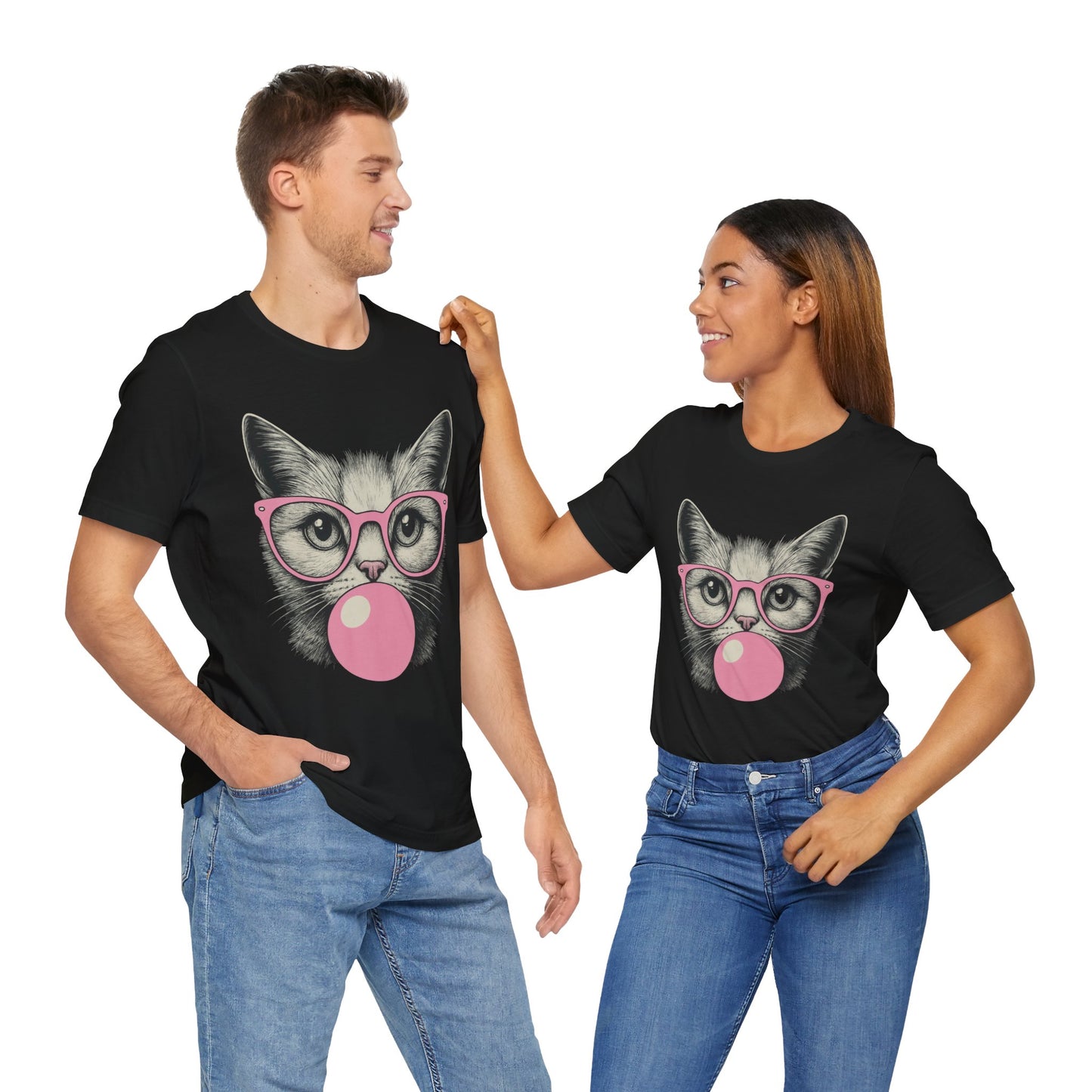 Cute Cat Graphic T-Shirt