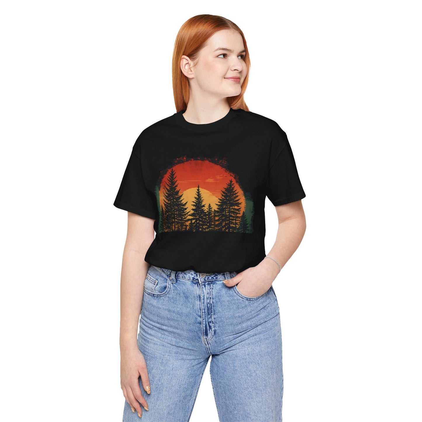 Sunset Forest Nature T-Shirt