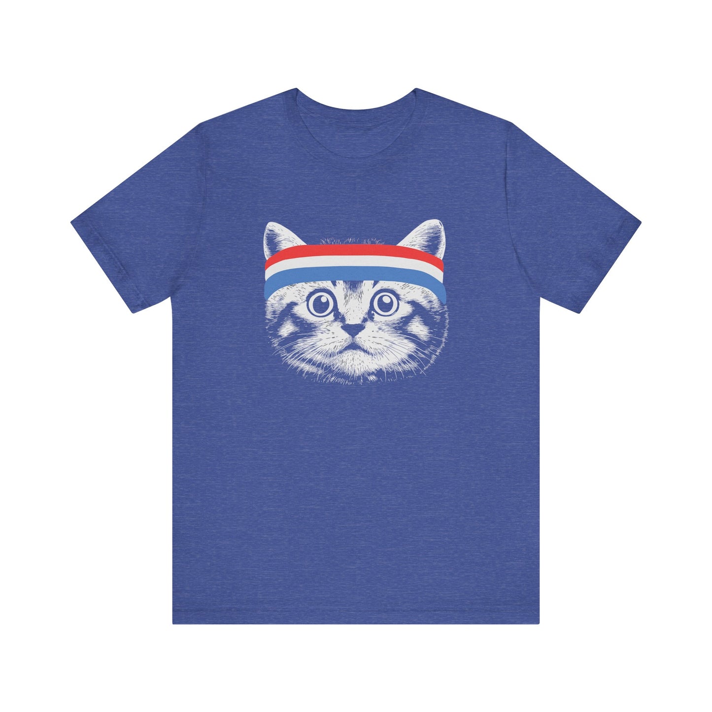Funny Cat Headband 4th Of July T-Shirt