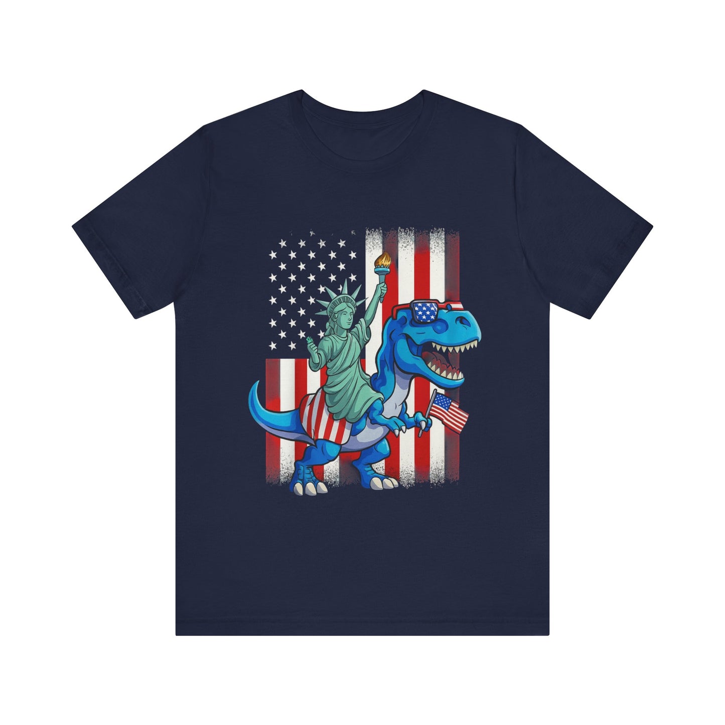 Dinosaur Patriotic 4th Of July T-Shirt