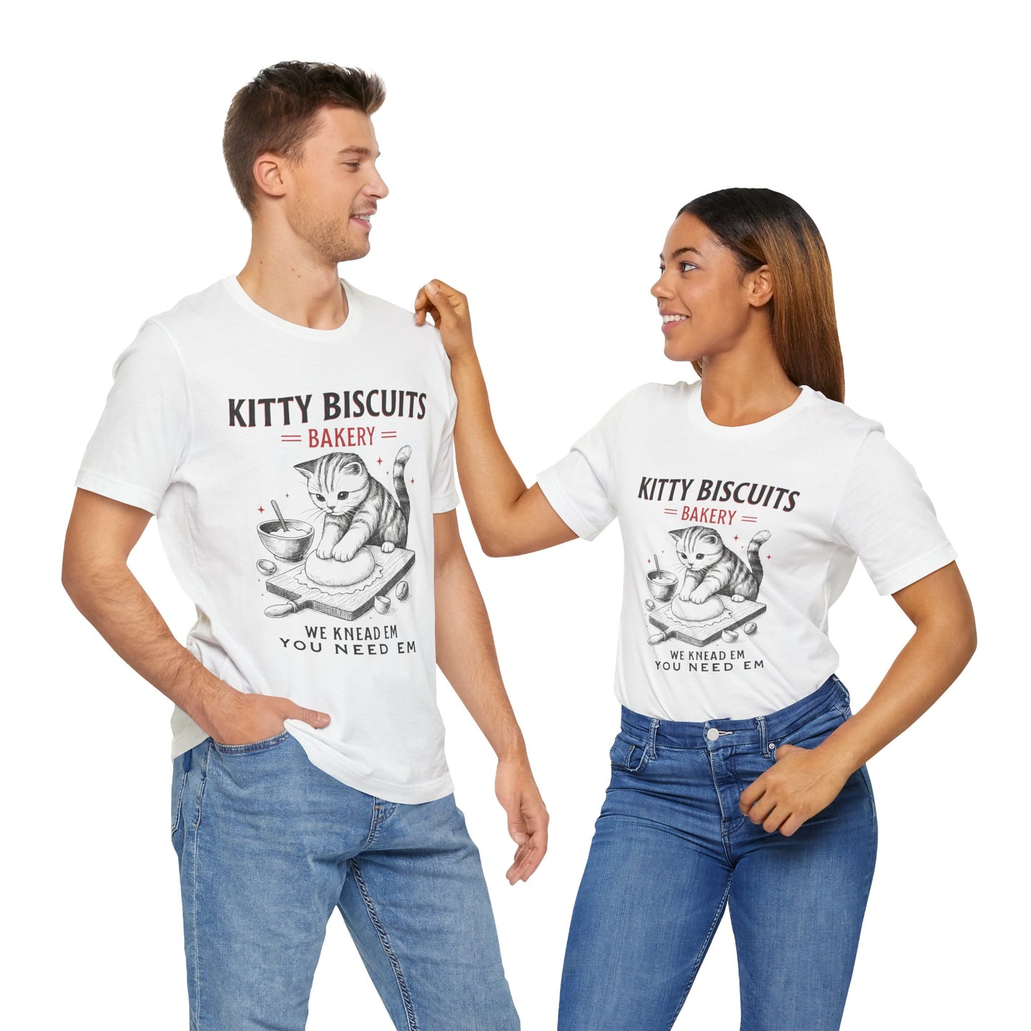 Kitty Biscuits Bakery Cat T-Shirt