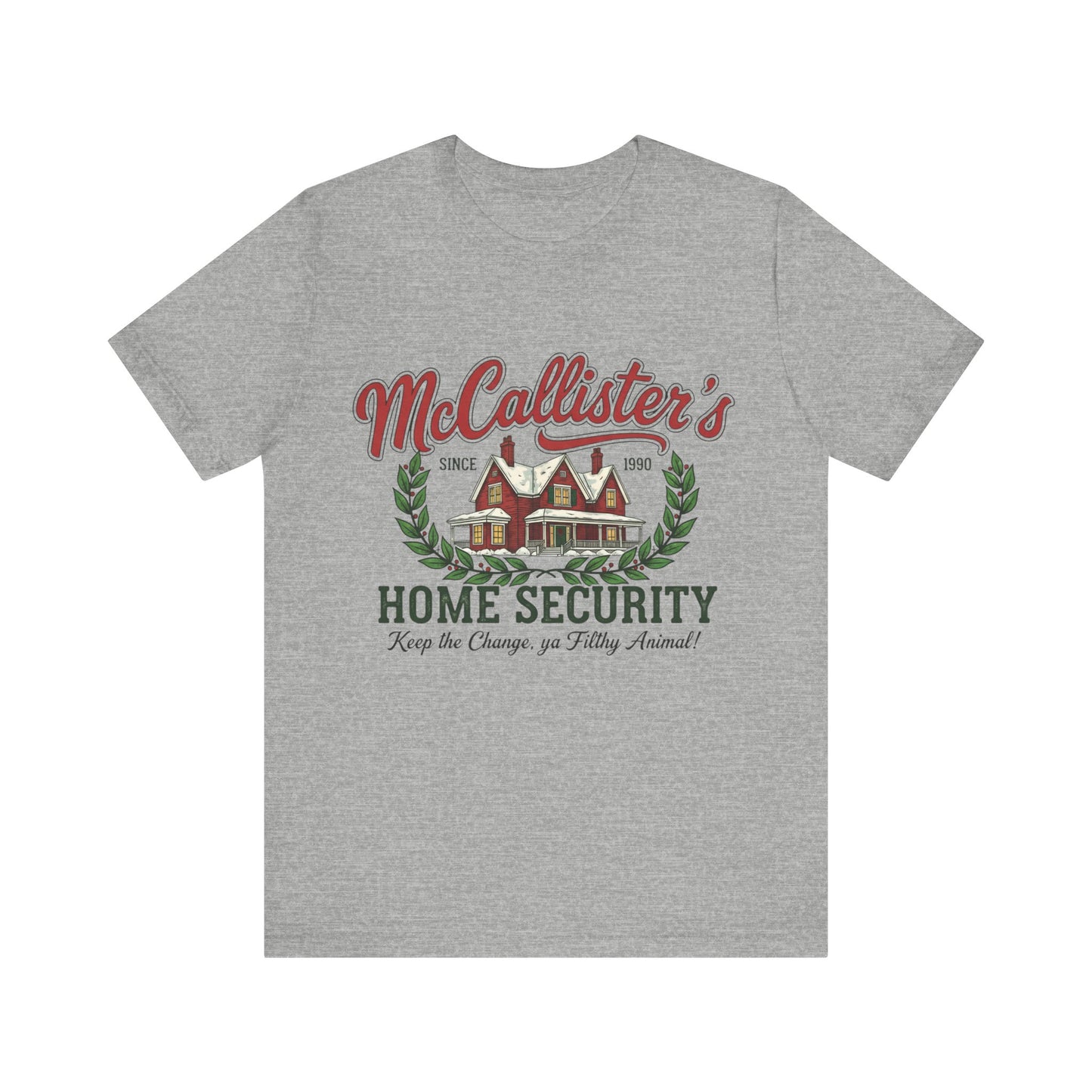 Mccallister Home Security Christmas T‑Shirt