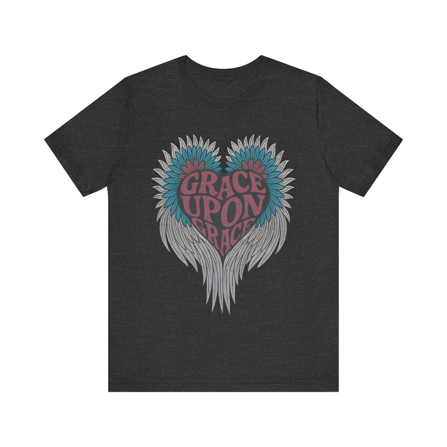 Grace Upon Grace Wings Christian T-Shirt