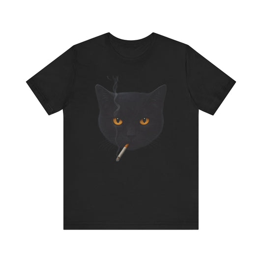 Vintage Black Cat with Smoky Vibe T-Shirt