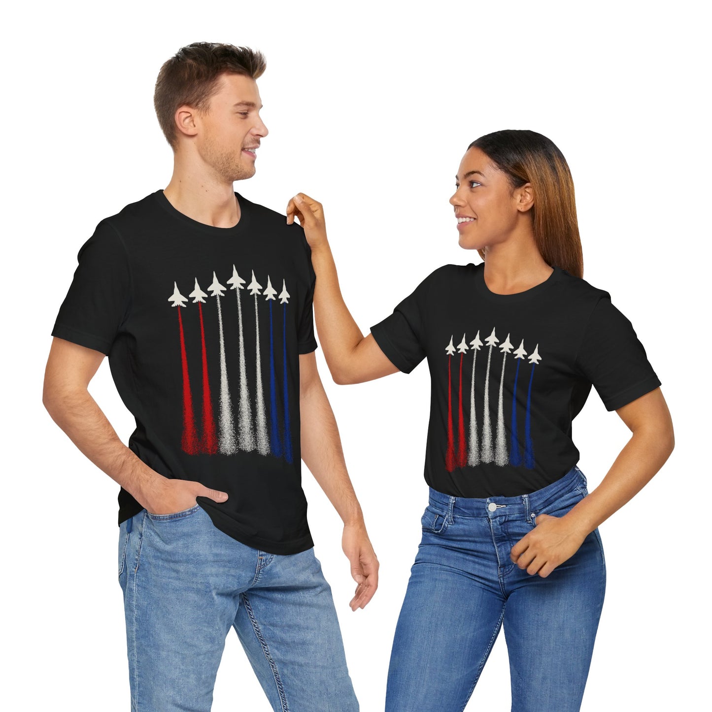 Patriotic with Jet  4th Of July T-Shirt