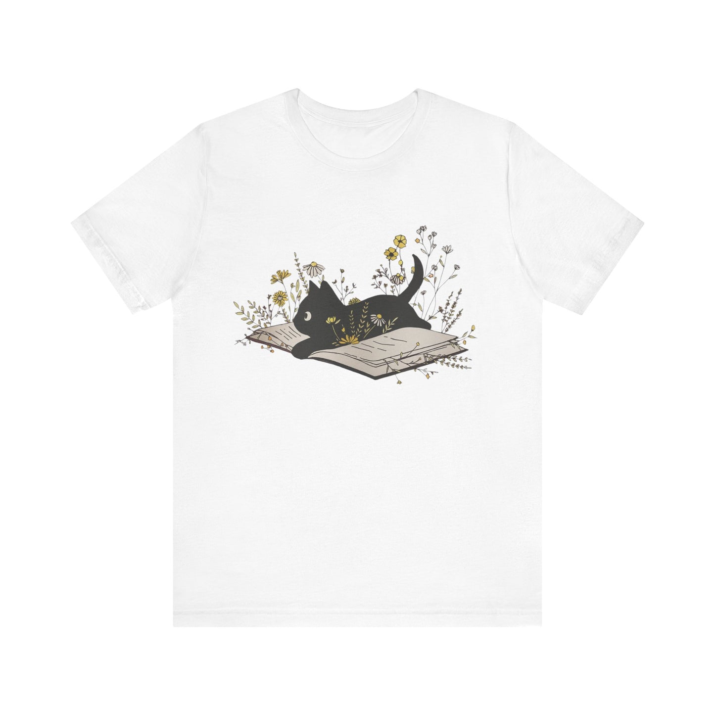 Cat Lover's Reading T-Shirt