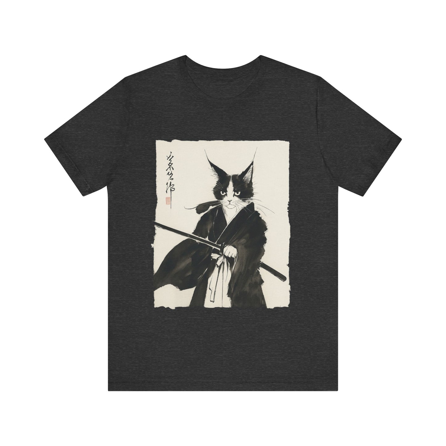 Cat Samurai Lovers T-Shirt