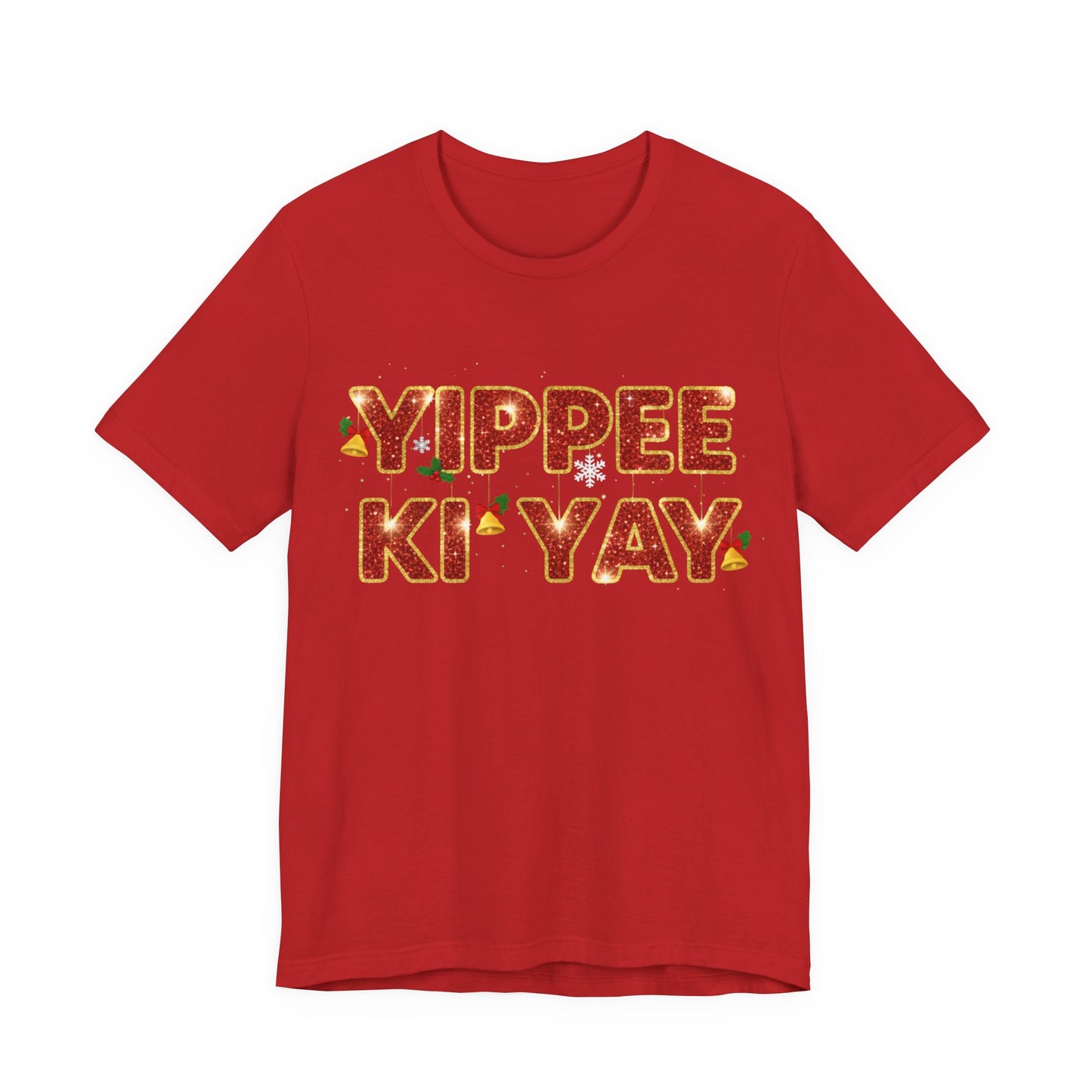 Yippee Ki Yay Tee — Retro Western Phrase Christmas T‑Shirt