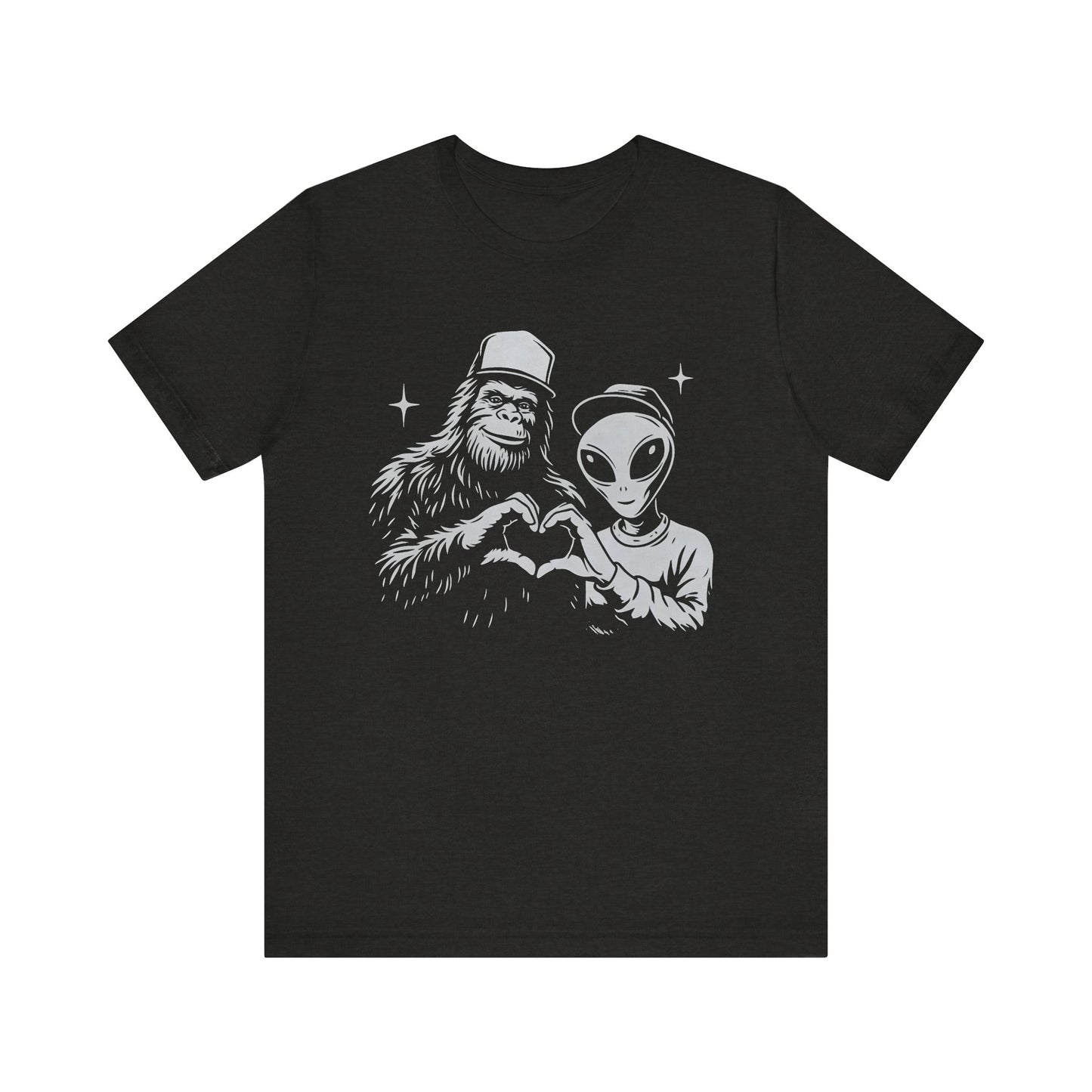 Bigfoot Alien Love T-Shirt