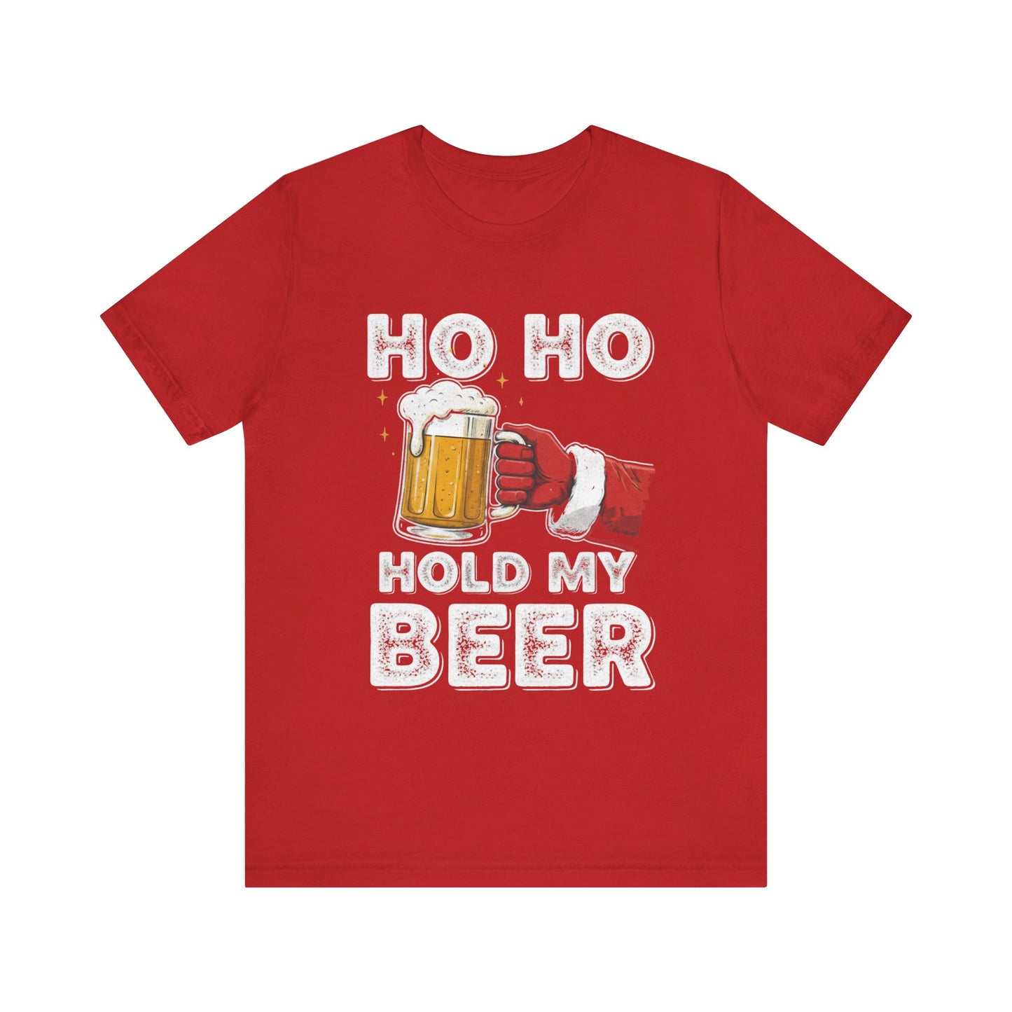 Ho Ho Hold My Beer Christmas T-Shirt