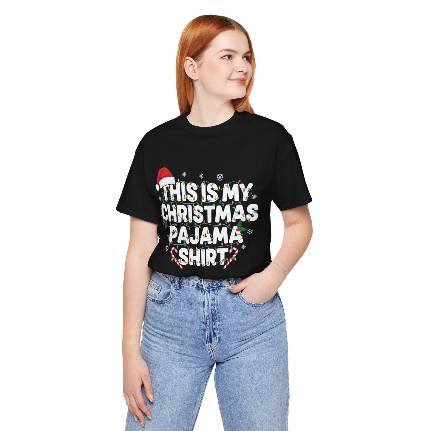 "This Is My Christmas Pajama Shirt" Christmas T‑Shirt