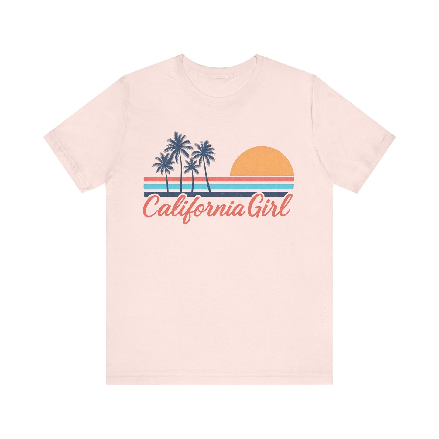 California Girl Sunset Tee | Summer Vibes, Beachwear, Travel Fashion, Casual Style, Gift for Her