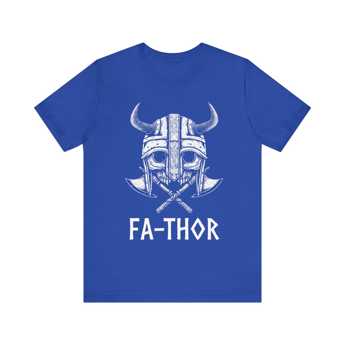 Fa-Thor Nordic Viking Skull Father's day T-Shirt