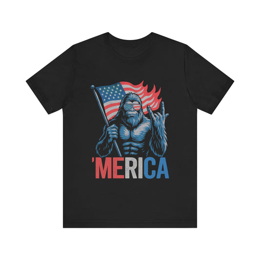 Bigfoot 'Merica 4th Of July T-Shirt