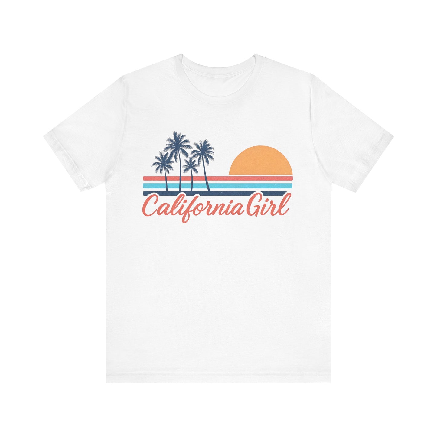 California Girl Sunset Tee | Summer Vibes, Beachwear, Travel Fashion, Casual Style, Gift for Her