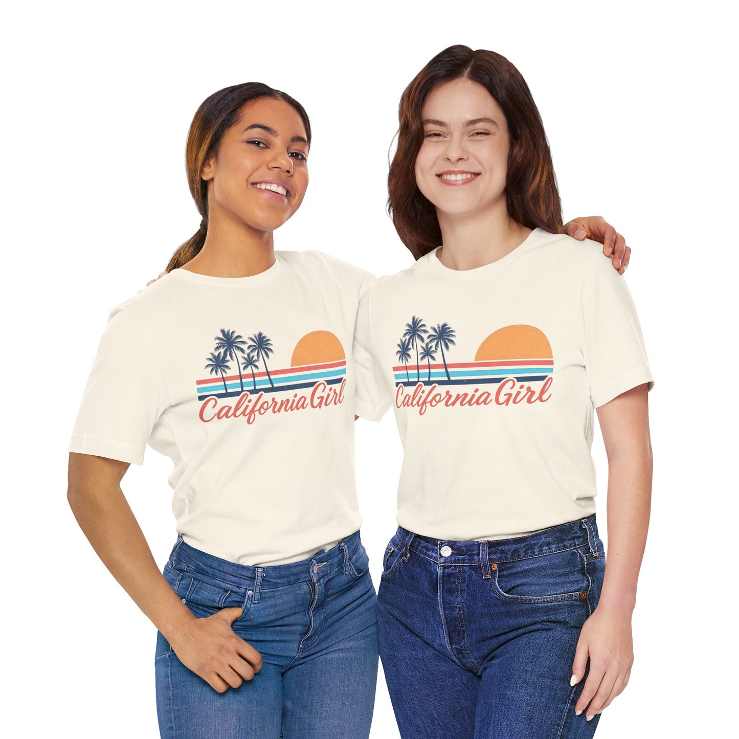 California Girl Sunset Tee | Summer Vibes, Beachwear, Travel Fashion, Casual Style, Gift for Her