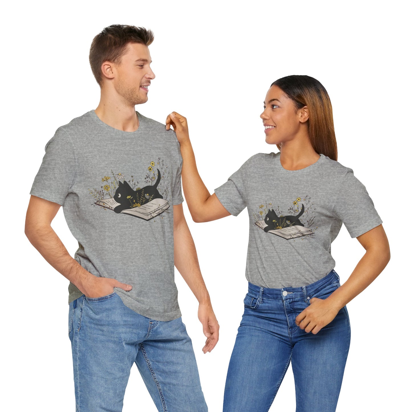Cat Lover's Reading T-Shirt