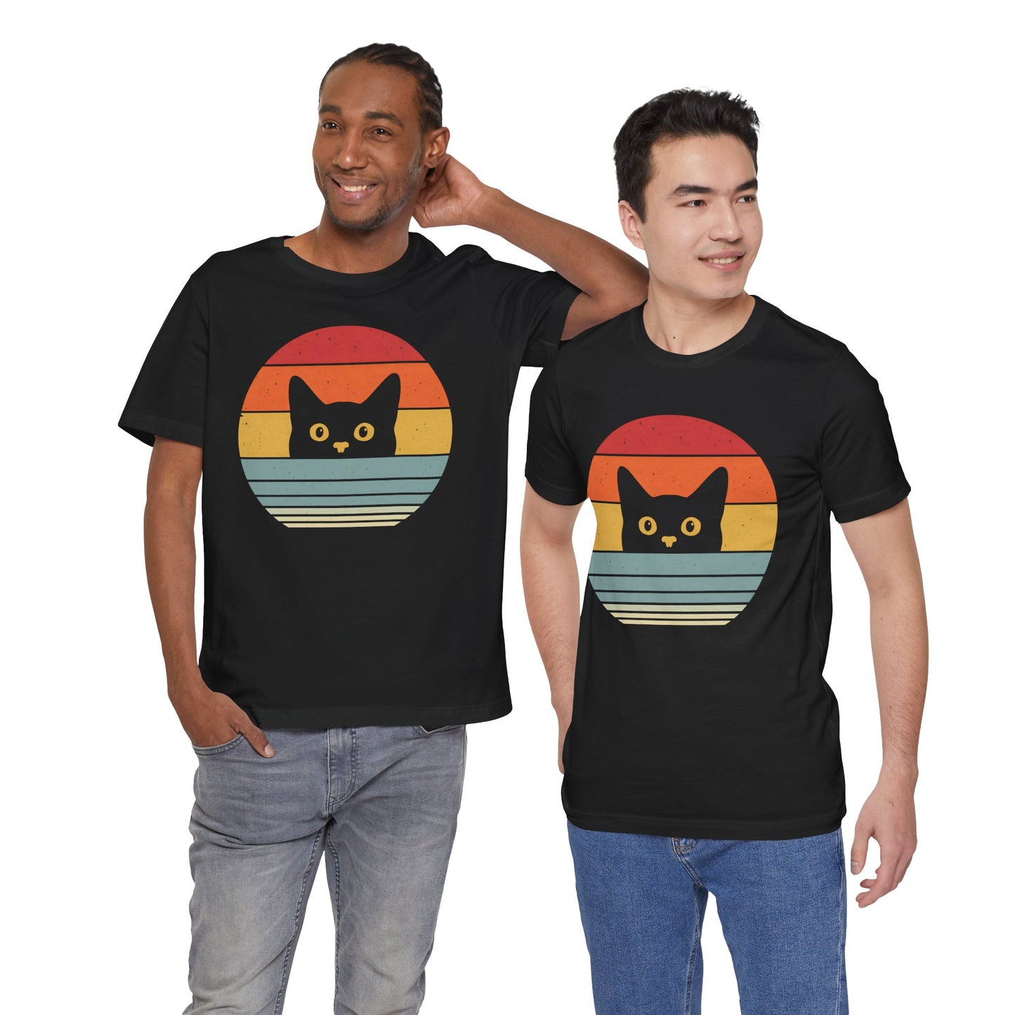 Retro Cat Vibes T-Shirt