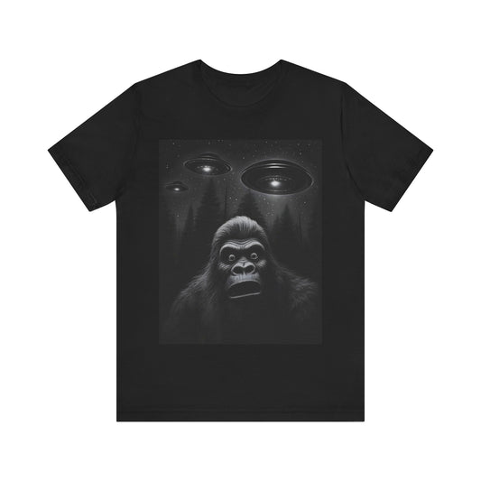 Mystical UFO  Bigfoot T-Shirt |