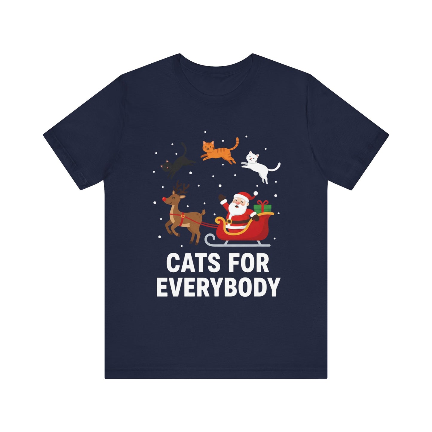 Cats For Everybody Christmas T-Shirt