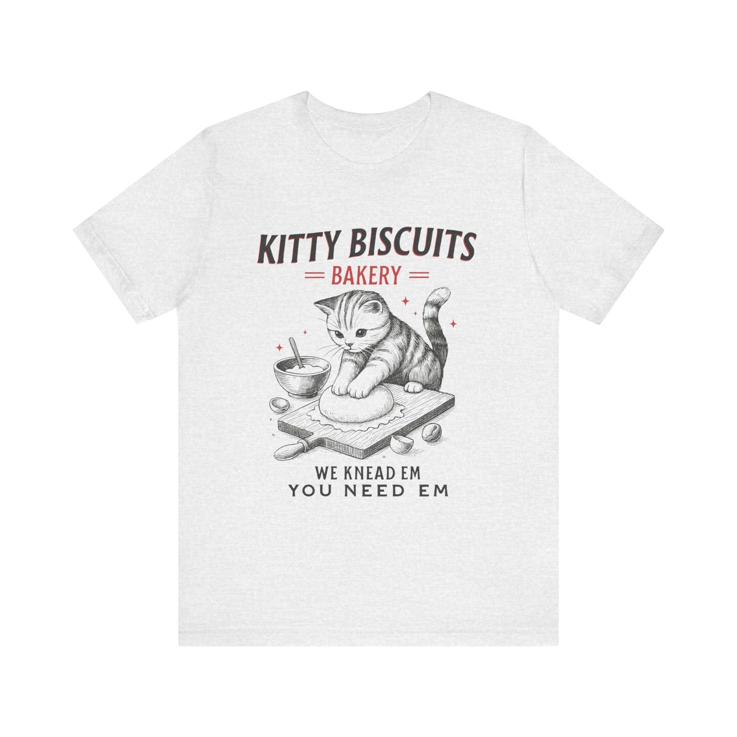 Kitty Biscuits Bakery Cat T-Shirt