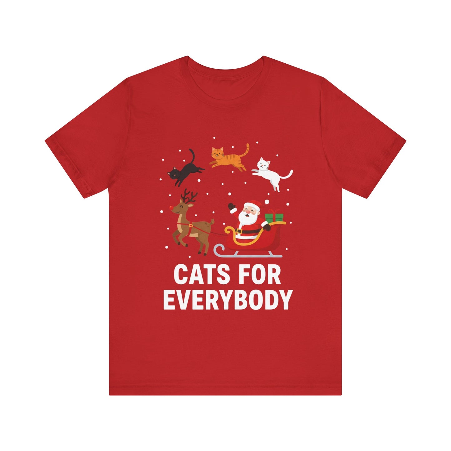 Cats For Everybody Christmas T-Shirt