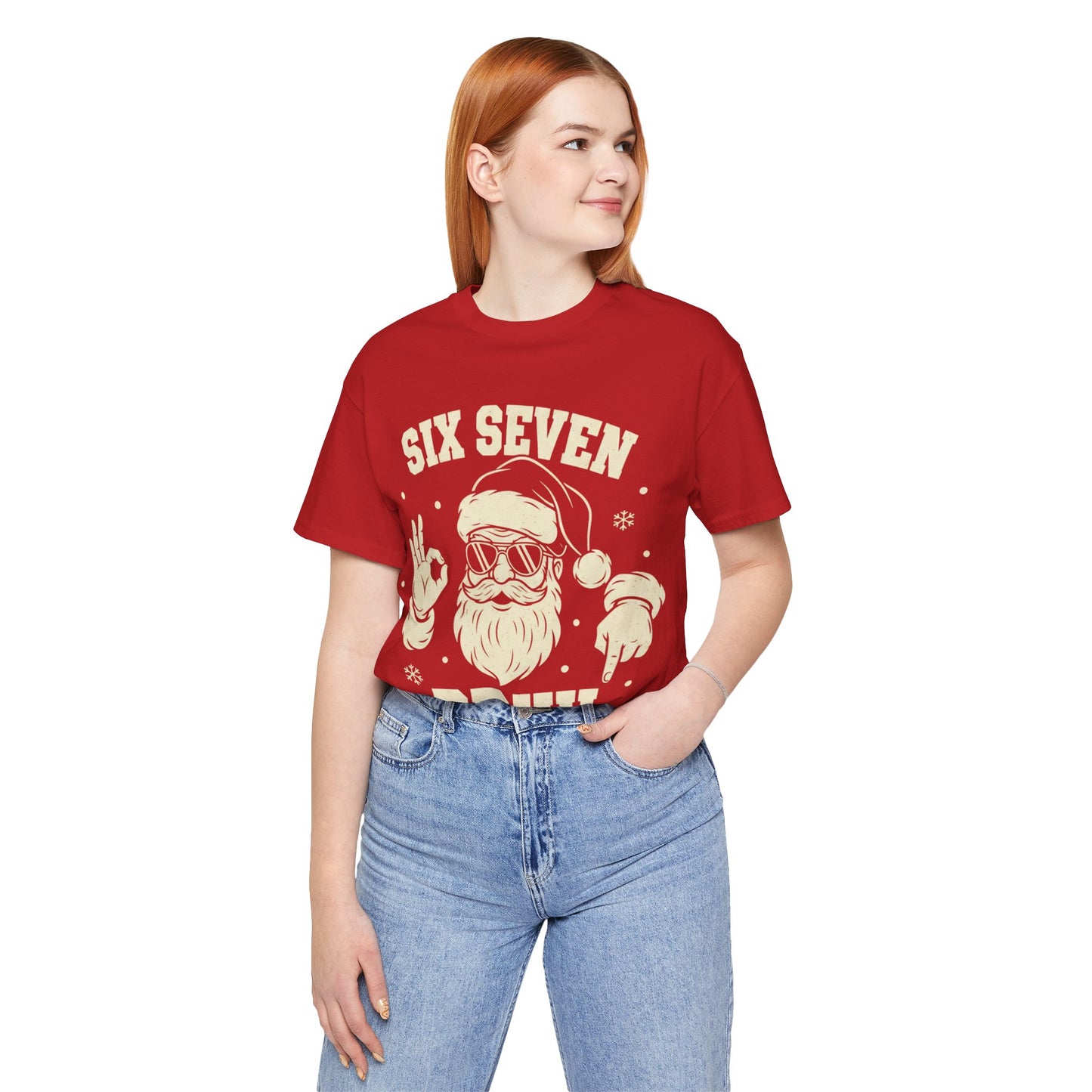 Six Seven Bruh Santa  Funny Christmas T-Shirt