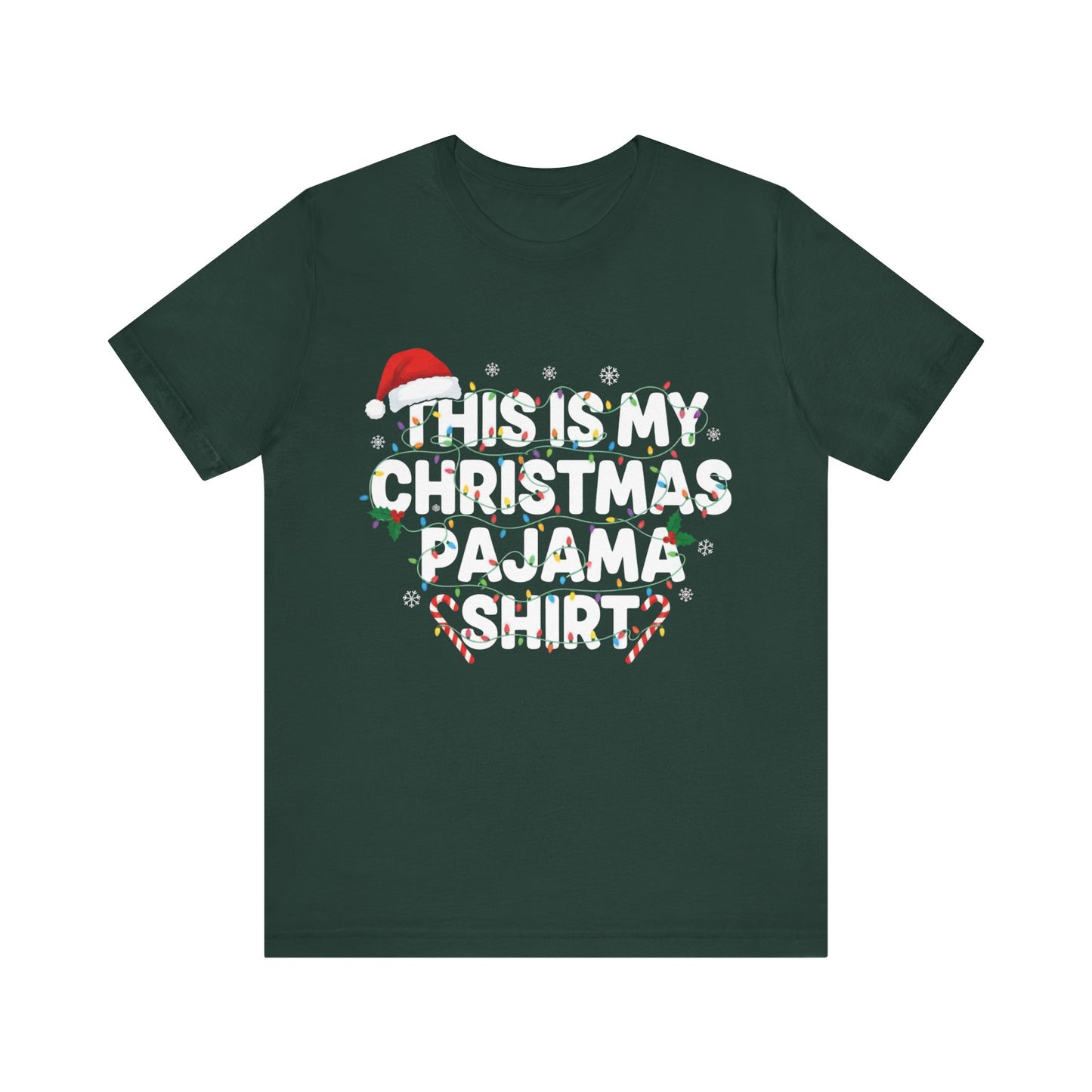 "This Is My Christmas Pajama Shirt" Christmas T‑Shirt
