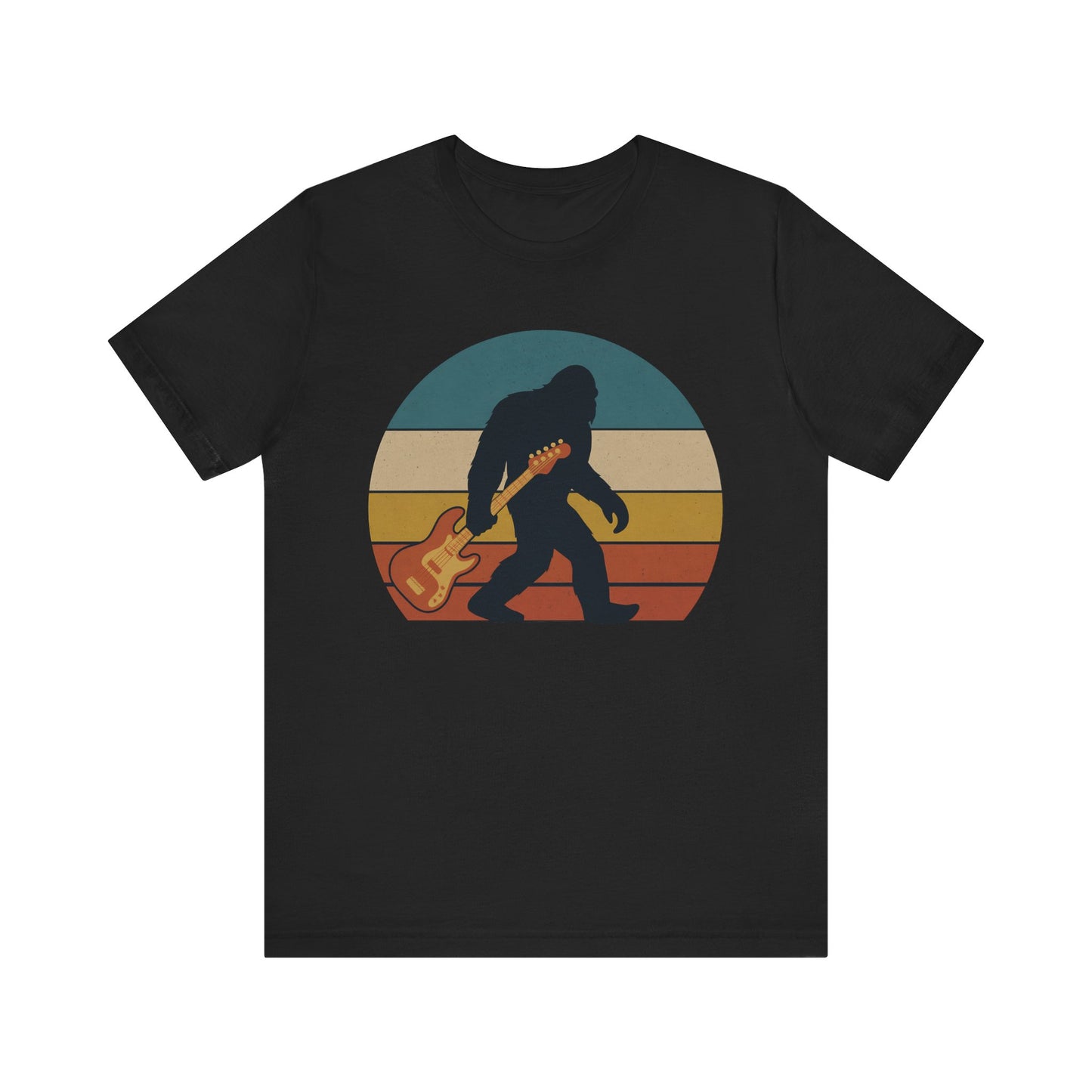 Retro Guitar Bigfoot T-Shirt