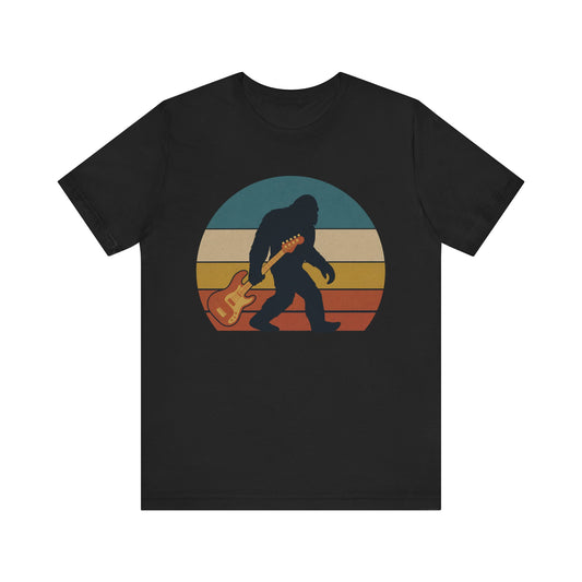 Retro Guitar Bigfoot T-Shirt