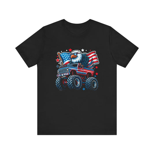 Eagle Monster Truck 4th Of July T-Shirt