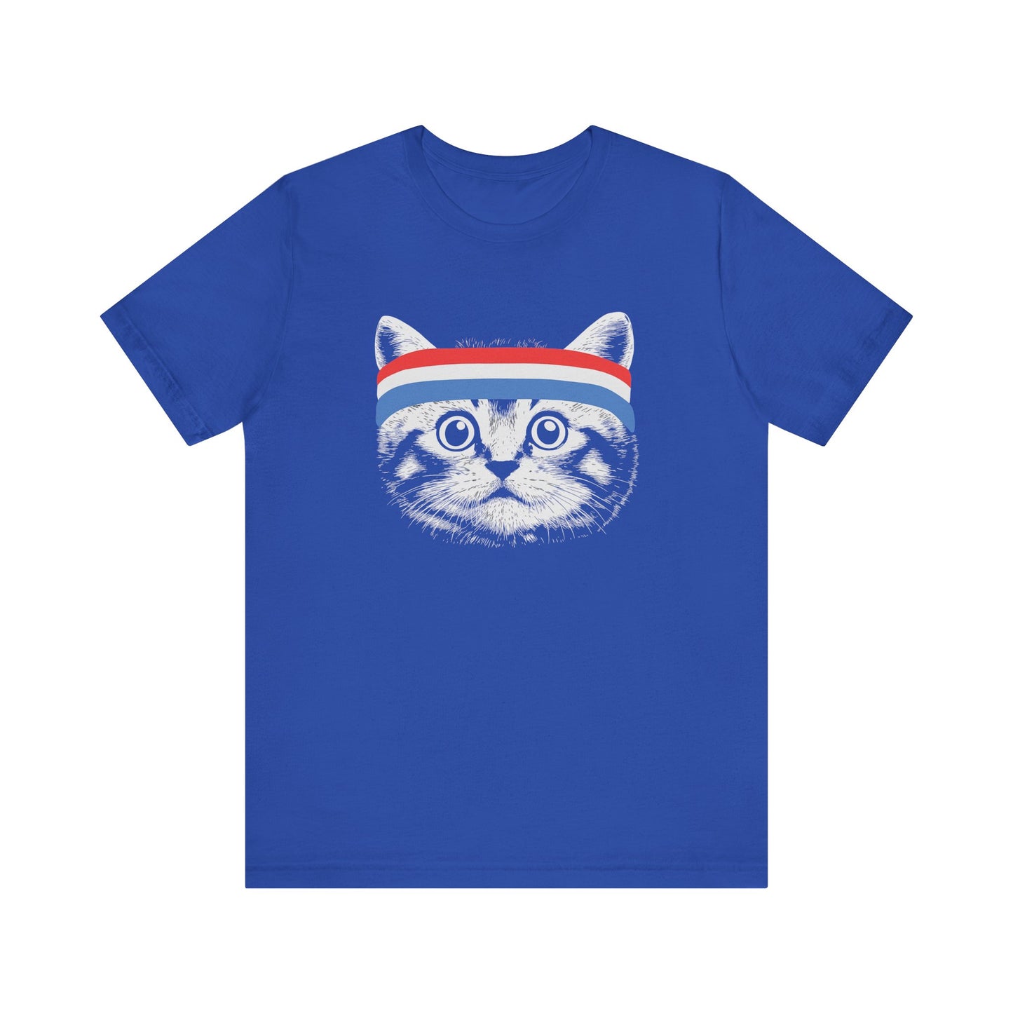 Funny Cat Headband 4th Of July T-Shirt