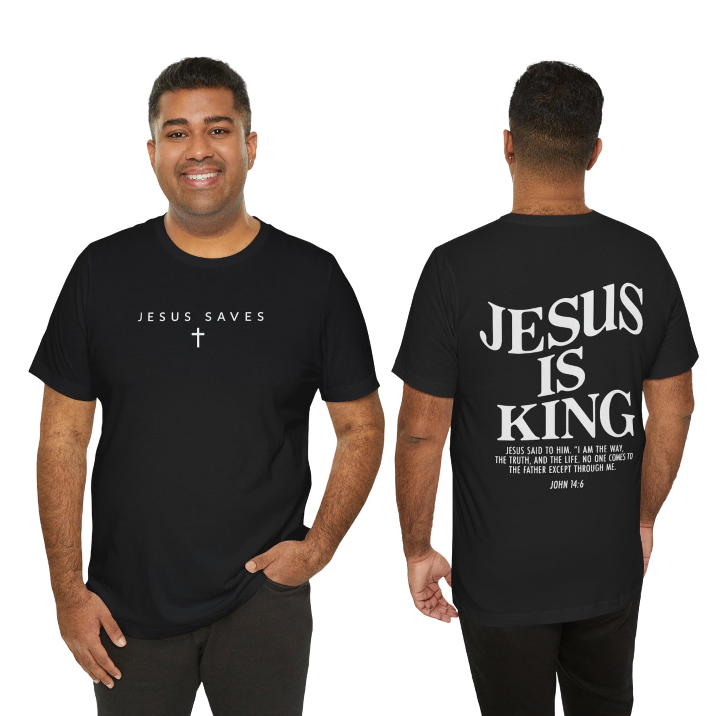 Jesus Saves Jesus Is King Christian T-Shirt
