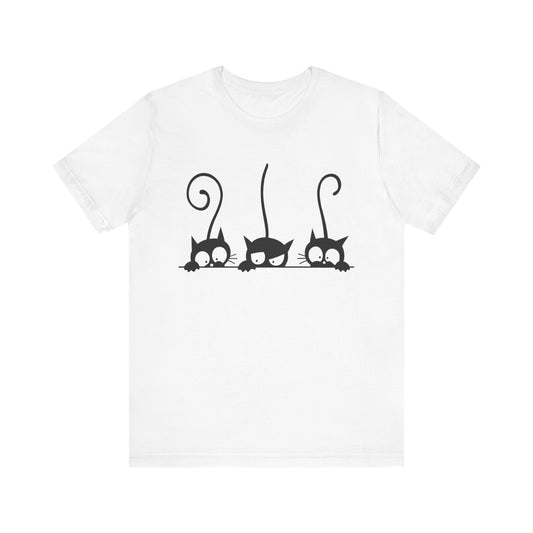 Whimsical Cute Cat T-Shirt