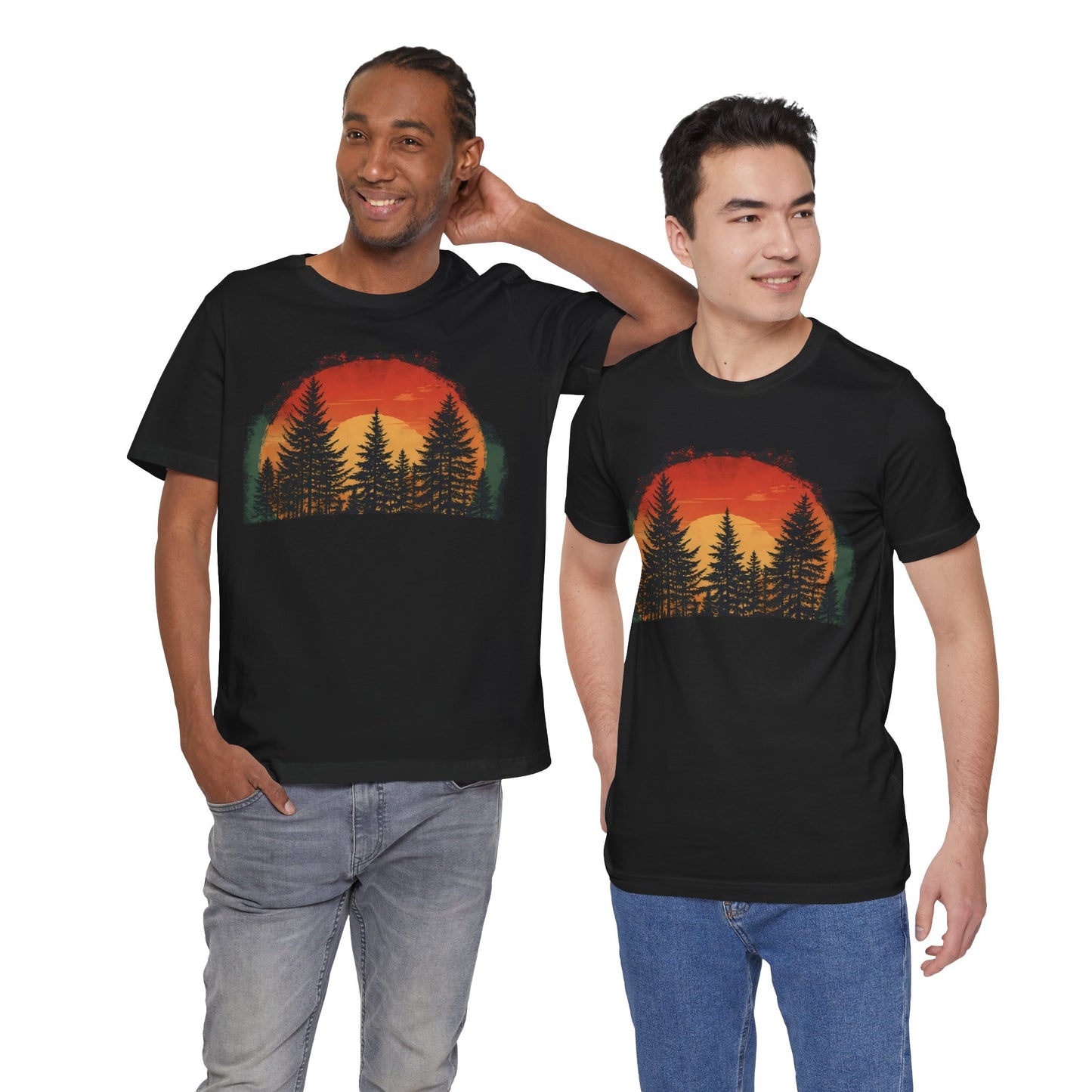 Sunset Forest Nature T-Shirt