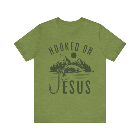 Hooked on Jesus Christian T-Shirt