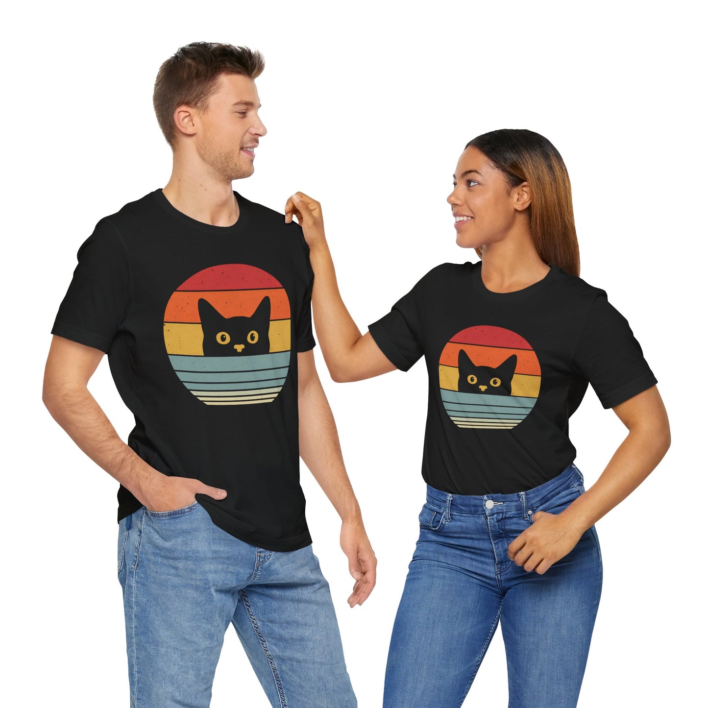 Retro Cat Vibes T-Shirt
