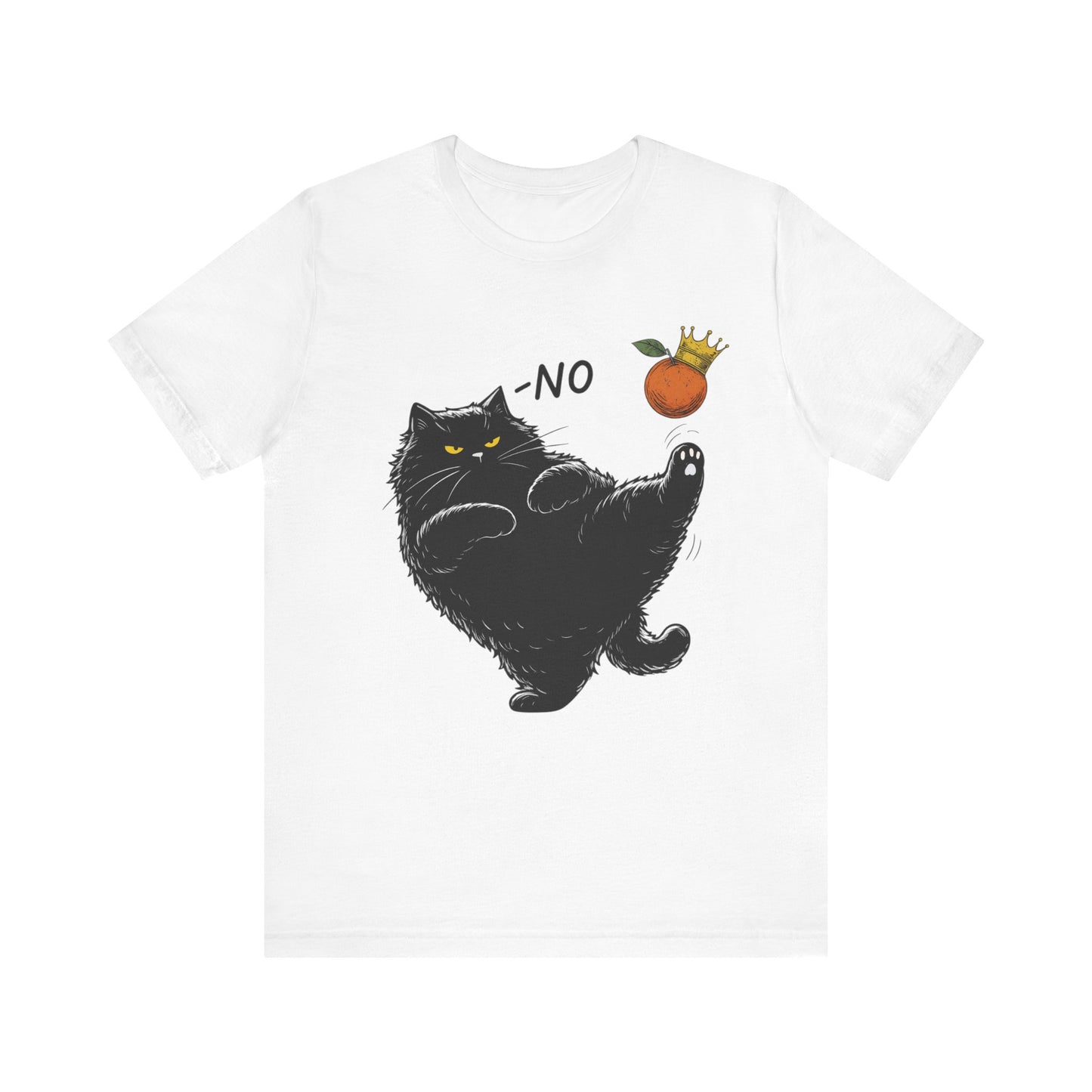 "NO KING" Funny Cat T-Shirt