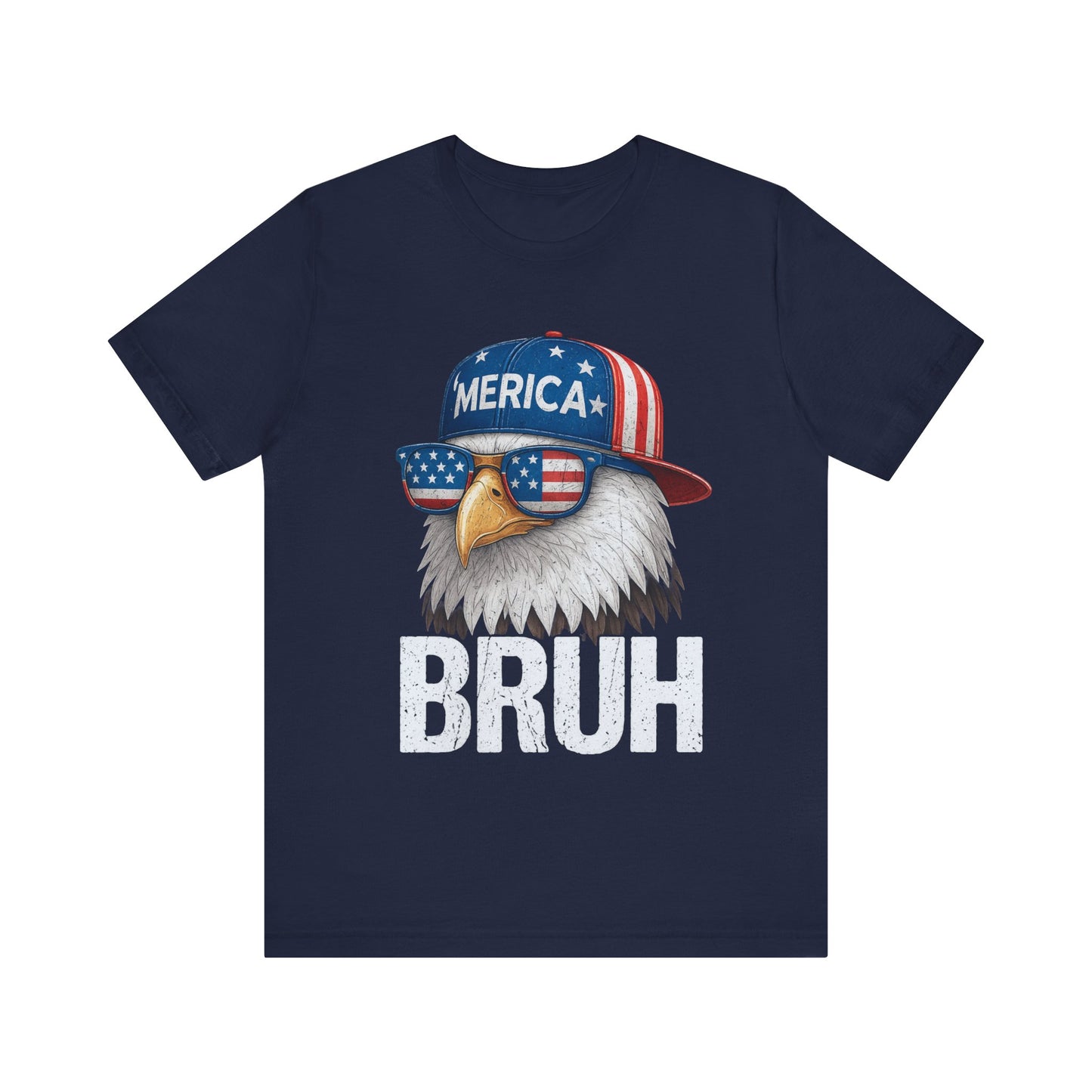 Patriotic Eagle BRUH  4th Of July T-Shirt