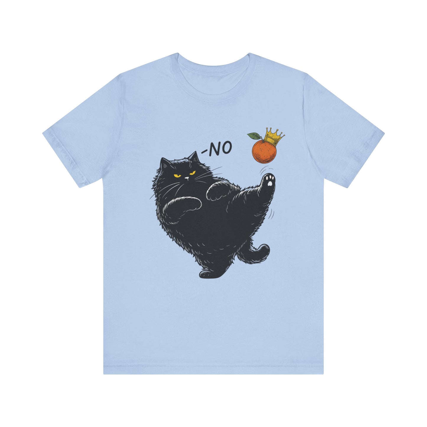"NO KING" Funny Cat T-Shirt