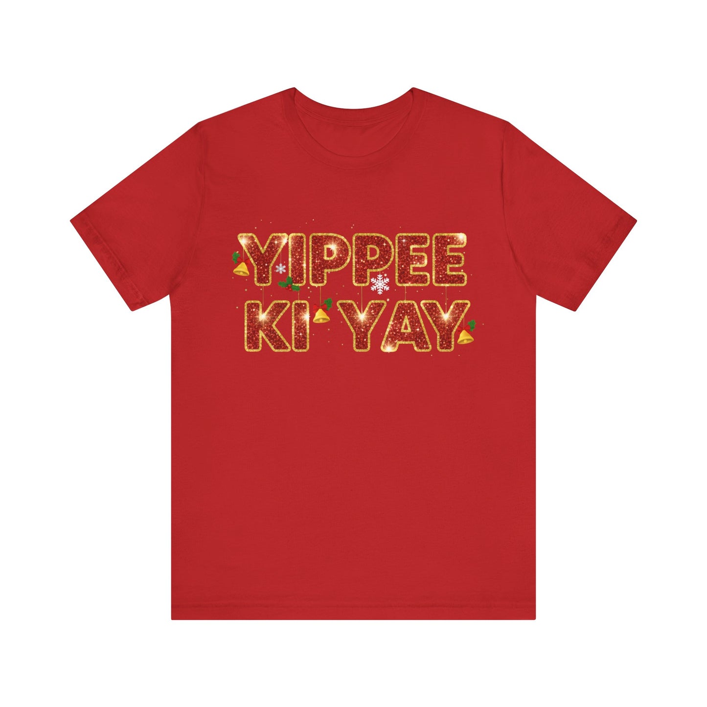 Yippee Ki Yay Tee — Retro Western Phrase Christmas T‑Shirt