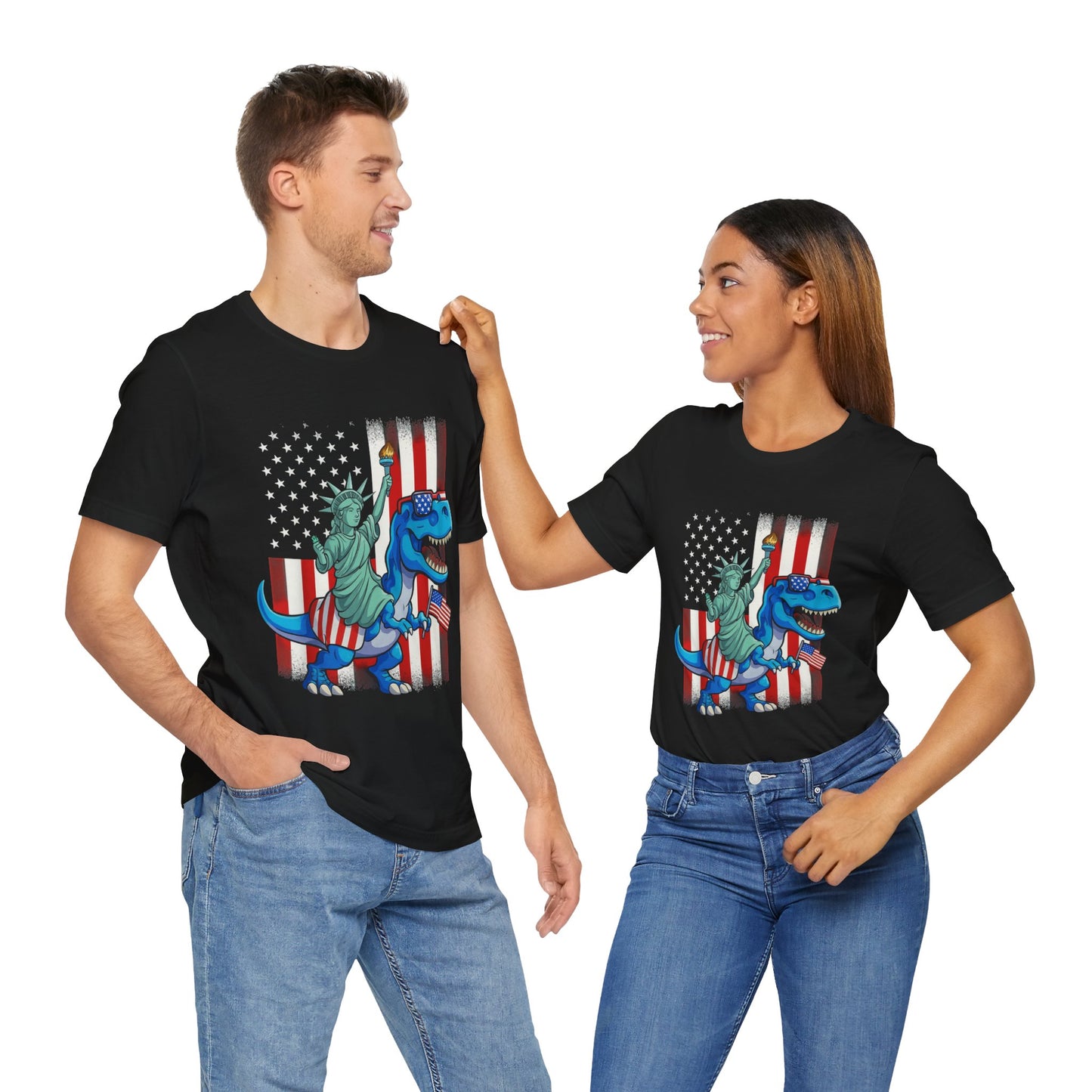 Dinosaur Patriotic 4th Of July T-Shirt