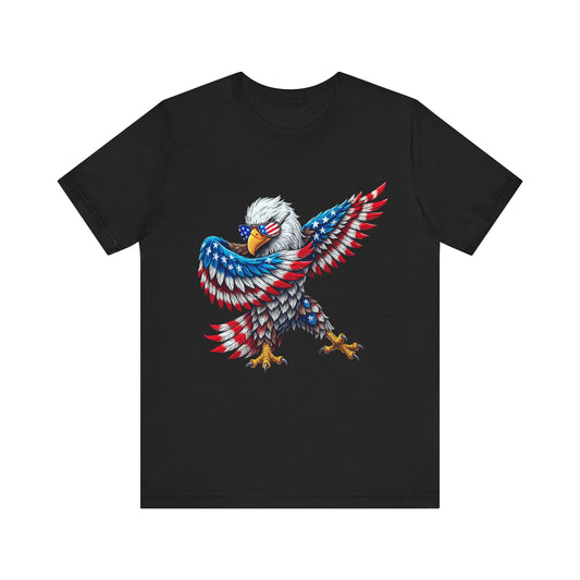 Patriotic Eagle Graphic 4th Of July T-Shirt