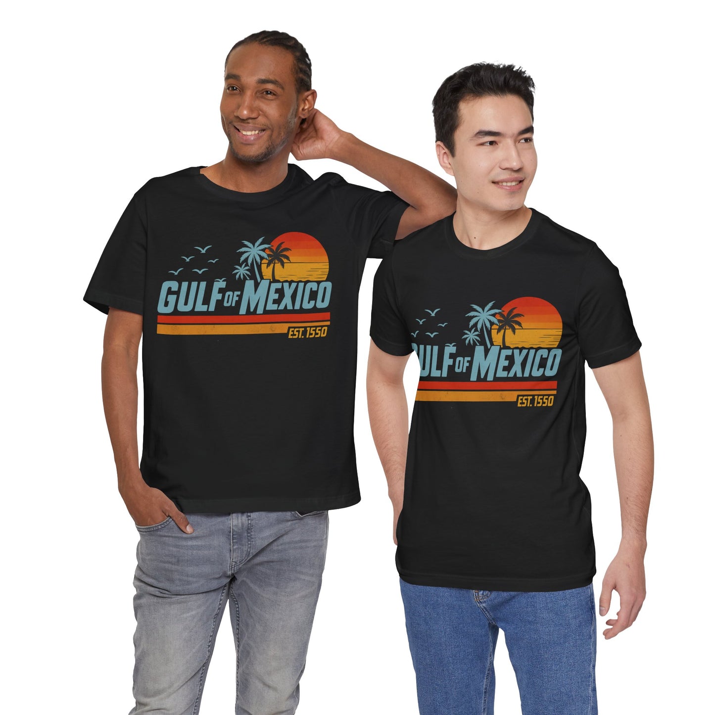 Retro Gulf of Mexico Beach T-Shirt