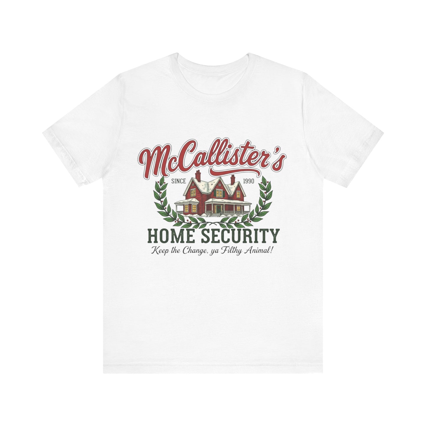 Mccallister Home Security Christmas T‑Shirt
