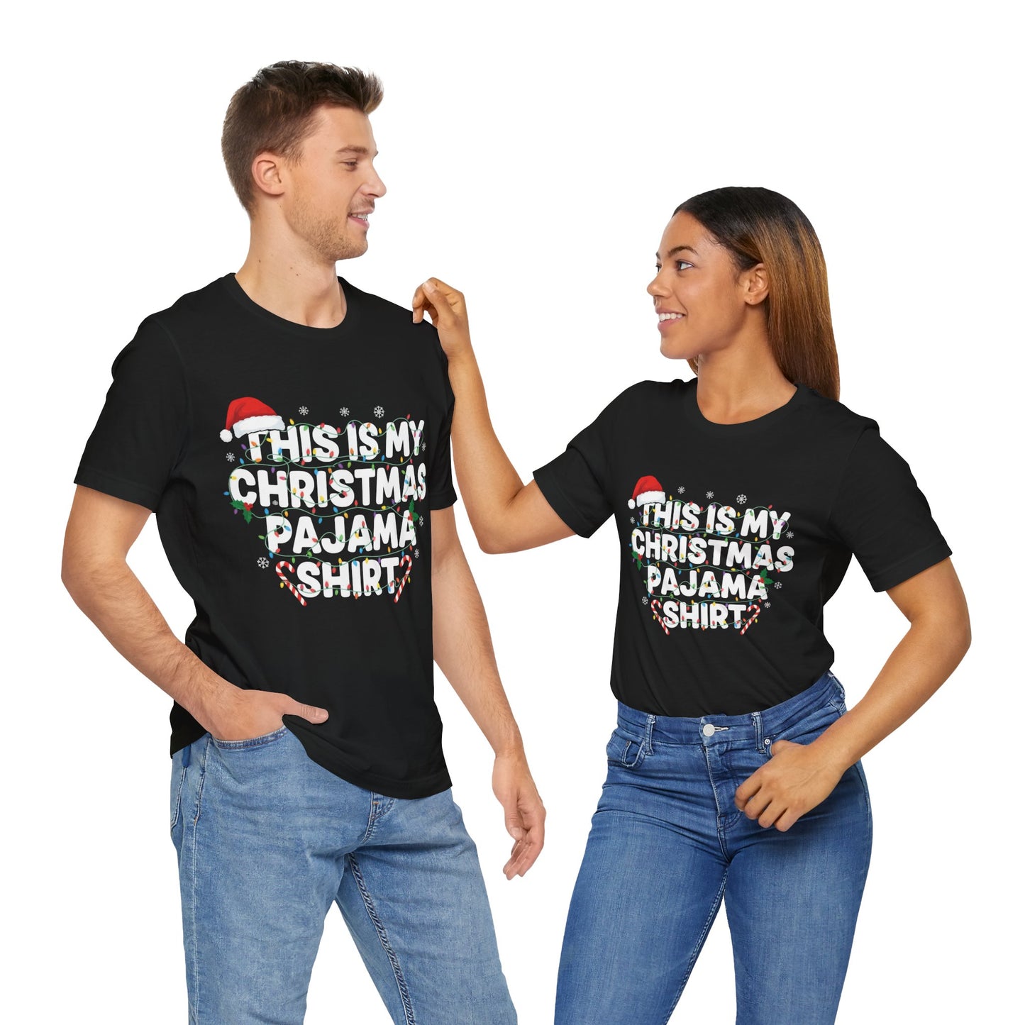 "This Is My Christmas Pajama Shirt" Christmas T‑Shirt