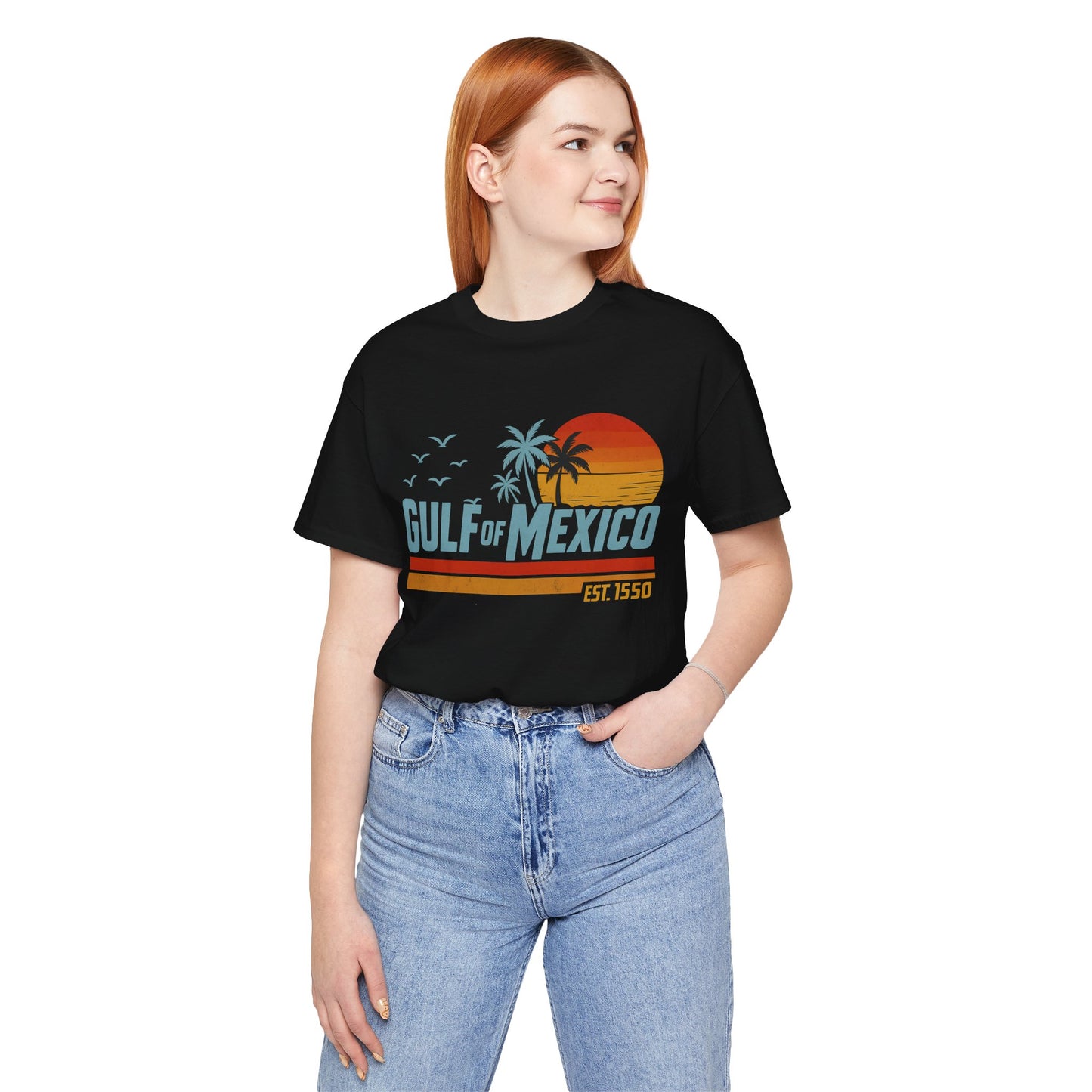 Retro Gulf of Mexico Beach T-Shirt
